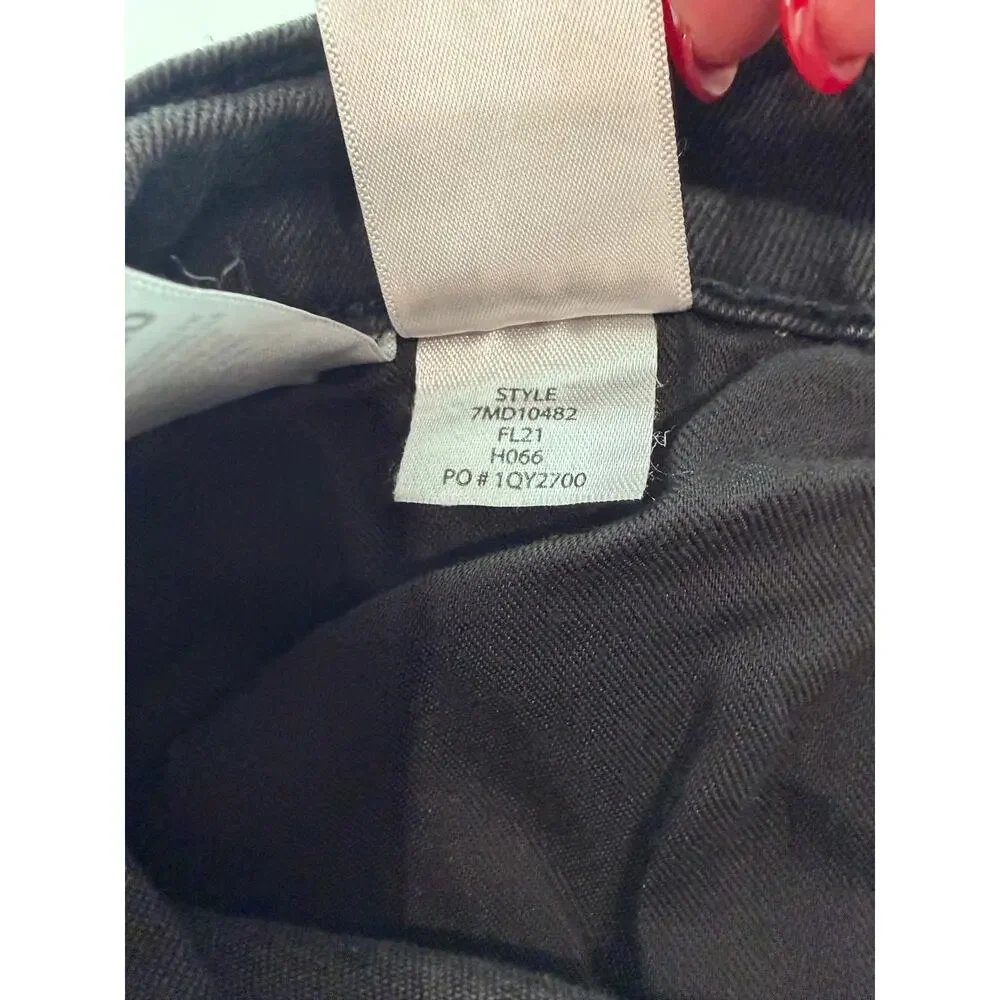 ✨ Lucky Brand 110 Black Slim Straight Jeans 30 x 28 Stretch Denim EUC 🖤